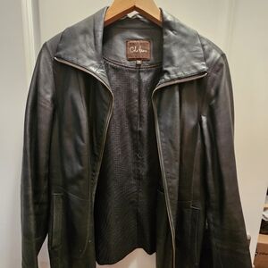 Black Leather Jacket by Cole Haan